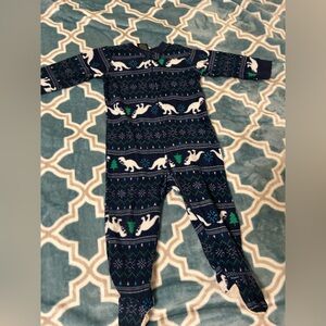 Joe Boxer Blue Dinosaur Print Onesie 12M